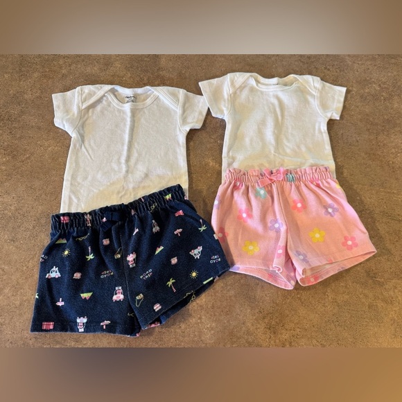 Garanimals - 2 PACK! Baby Short Outfits - Picture 1 of 9